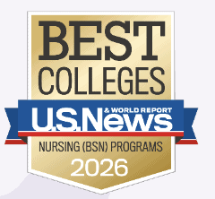 Modern nursing students celebrating graduation with a diploma and cap, symbolizing success in BSN pr.