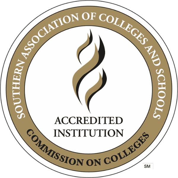 SACS accreditation seal for colleges and schools, symbolizing quality assurance.